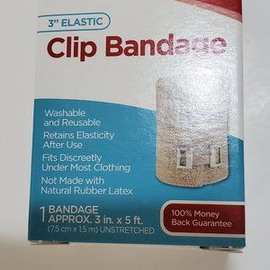 Leader 3" x 5 ft  Clip Bandage New